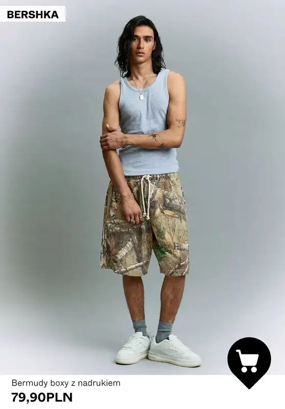 Bershka - gazetka promocyjna Bermudy męskie od czwartku 26.03  - strona 9