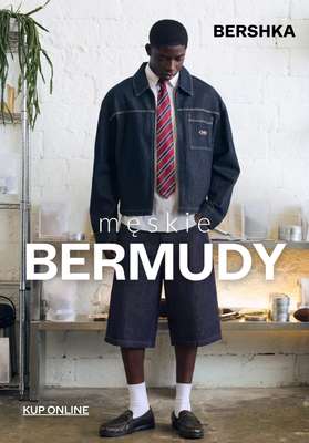 Bershka - gazetka promocyjna Bermudy męskie od czwartku 26.03 