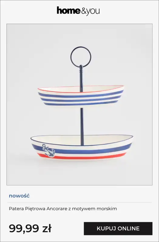 home&you - gazetka promocyjna Nowości: motyw morski od czwartku 26.03 do niedzieli 05.04 - strona 2