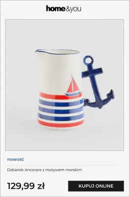 home&you - gazetka promocyjna Nowości: motyw morski od czwartku 26.03 do niedzieli 05.04 - strona 5