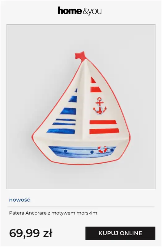 home&you - gazetka promocyjna Nowości: motyw morski od czwartku 26.03 do niedzieli 05.04 - strona 7