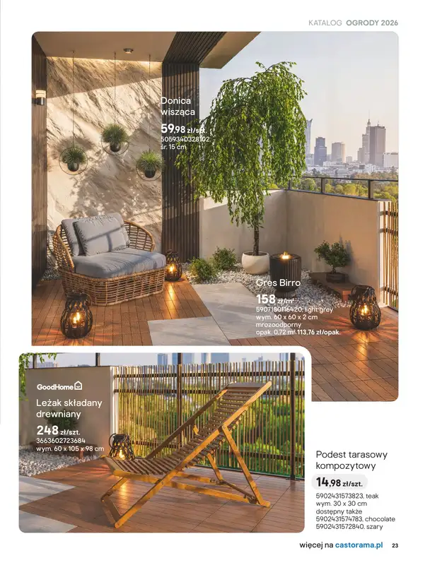 Castorama - gazetka promocyjna Stylowe ogrody od czwartku 26.03 do wtorku 31.03 - strona 17