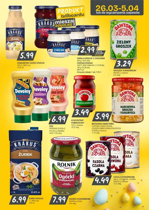 Słoneczko - gazetka promocyjna Gazetka od czwartku 26.03 do niedzieli 05.04 - strona 3