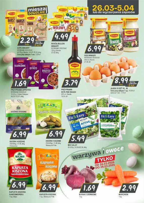 Słoneczko - gazetka promocyjna Gazetka od czwartku 26.03 do niedzieli 05.04 - strona 6