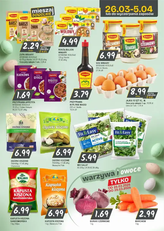 Słoneczko - gazetka promocyjna Gazetka od czwartku 26.03 do niedzieli 05.04 - strona 6