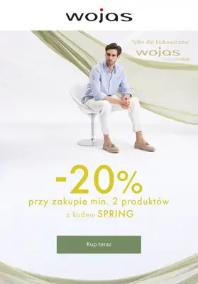 BEST SALE - gazetka promocyjna Wojas | -20% przy zakupie min. 2 produktów od czwartku 26.03 do niedzieli 29.03