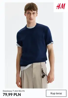 H&M - gazetka promocyjna NOWOŚCI męskie od czwartku 26.03  - strona 8