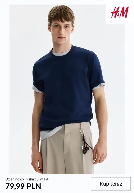 H&M - gazetka promocyjna NOWOŚCI męskie od czwartku 26.03  - strona 8