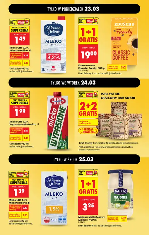 Biedronka - gazetka promocyjna Od poniedziałku, Z ladą tradycyjną od poniedziałku 23.03 do niedzieli 29.03 - strona 9