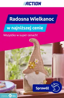 Action - gazetka promocyjna Wielkanoc w najniższej cenie! od czwartku 26.03 do wtorku 31.03