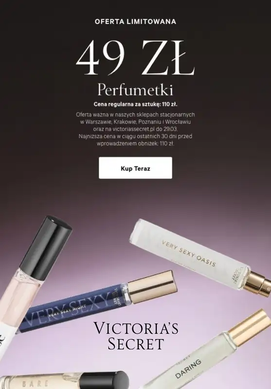 Victoria's Secret - gazetka promocyjna 43 zł za wybrane mgiełki i balsamy od czwartku 26.03 do niedzieli 29.03 - strona 12