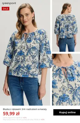 Greenpoint - gazetka promocyjna Bluzki do 59,99 zł od czwartku 26.03  - strona 5