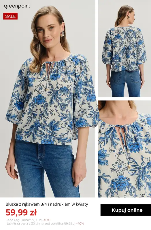 Greenpoint - gazetka promocyjna Bluzki do 59,99 zł od czwartku 26.03  - strona 5