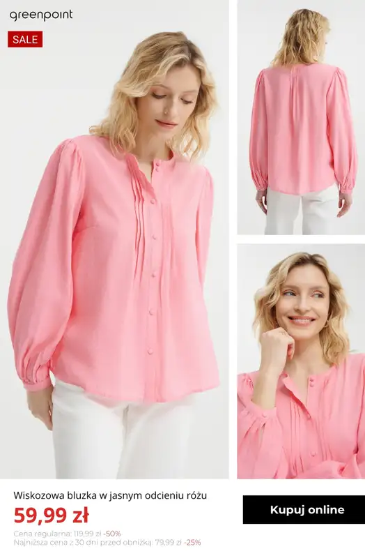 Greenpoint - gazetka promocyjna Bluzki do 59,99 zł od czwartku 26.03  - strona 3