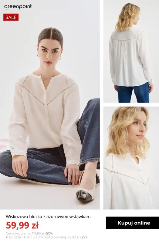 Greenpoint - gazetka promocyjna Bluzki do 59,99 zł od czwartku 26.03  - strona 7