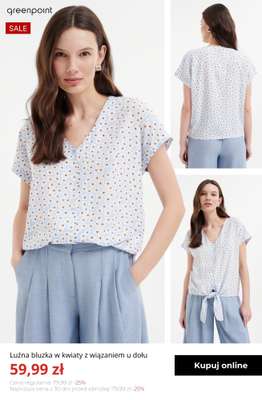 Greenpoint - gazetka promocyjna Bluzki do 59,99 zł od czwartku 26.03  - strona 9
