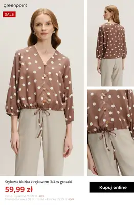Greenpoint - gazetka promocyjna Bluzki do 59,99 zł od czwartku 26.03  - strona 2