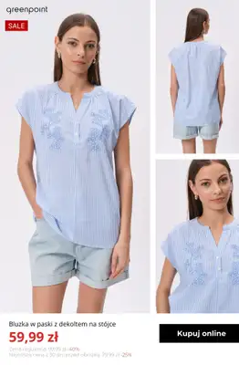 Greenpoint - gazetka promocyjna Bluzki do 59,99 zł od czwartku 26.03  - strona 8