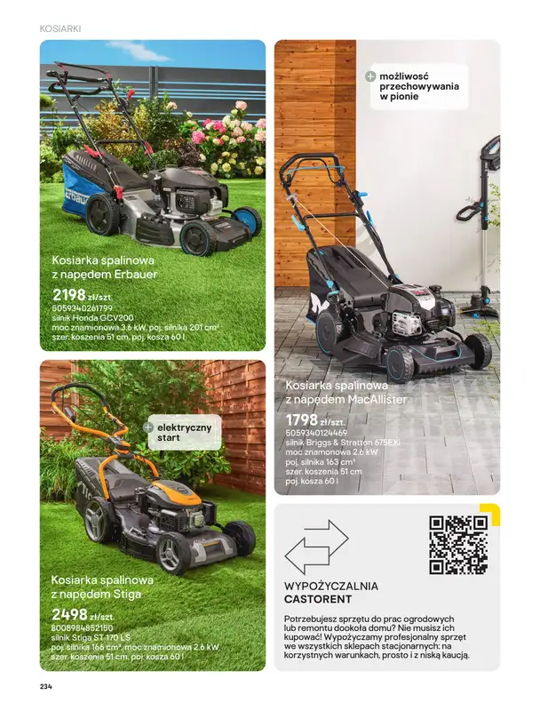 Castorama - gazetka promocyjna Kosiarki od piątku 27.03 do wtorku 31.03 - strona 14