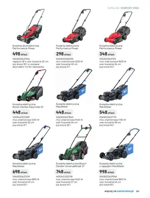 Castorama - gazetka promocyjna Kosiarki od piątku 27.03 do wtorku 31.03 - strona 11