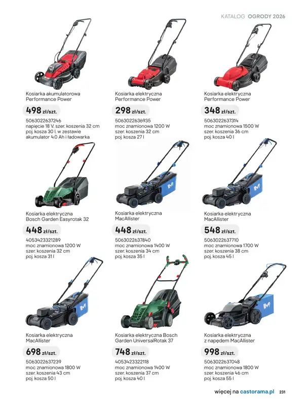 Castorama - gazetka promocyjna Kosiarki od piątku 27.03 do wtorku 31.03 - strona 11