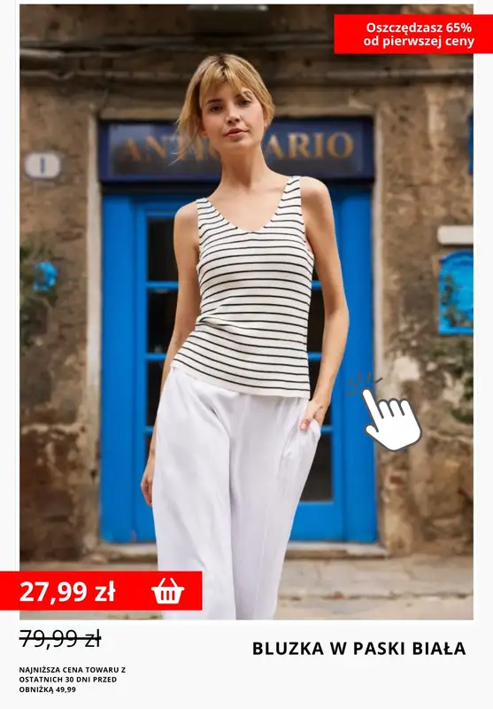 BEST SALE - gazetka promocyjna Moodo | Outlet -65% na wszystko od ceny pierwszej od czwartku 26.03 do poniedziałku 30.03 - strona 5