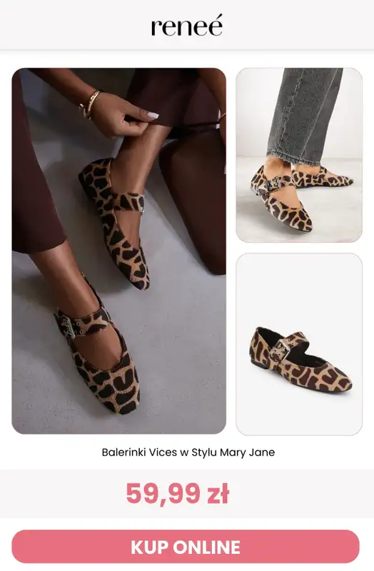 #Nowości i trendy - gazetka promocyjna TREND: Zwierzęce wzory (Sinsay, Renee, CCC i więcej) od czwartku 26.03  - strona 13