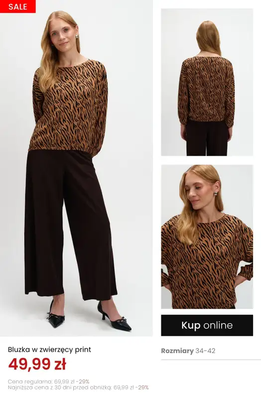 #Nowości i trendy - gazetka promocyjna TREND: Zwierzęce wzory (Sinsay, Renee, CCC i więcej) od czwartku 26.03  - strona 30