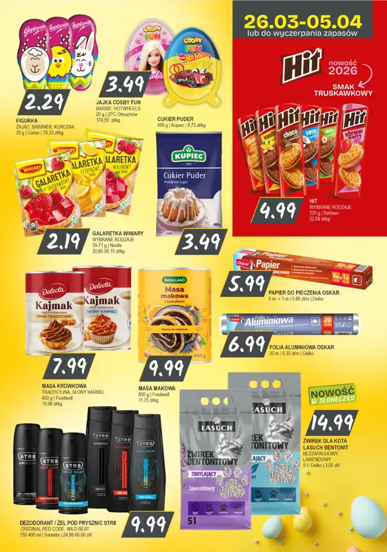 Słoneczko - gazetka promocyjna Gazetka od czwartku 26.03 do niedzieli 05.04 - strona 3