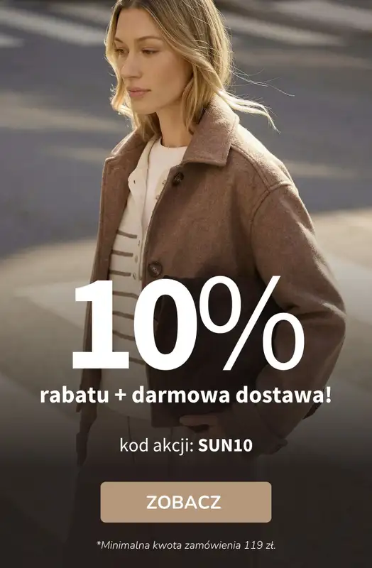 bonprix - gazetka promocyjna 10% rabatu + darmowa dostawa z KODEM!  