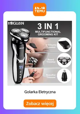 Temu - gazetka promocyjna Golarki elektryczne w supercenach od czwartku 26.03  - strona 9