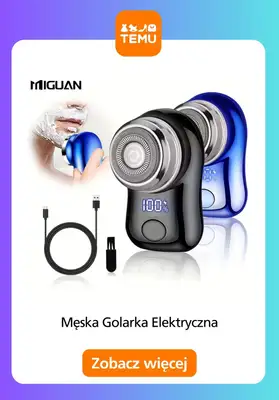 Temu - gazetka promocyjna Golarki elektryczne w supercenach od czwartku 26.03  - strona 3