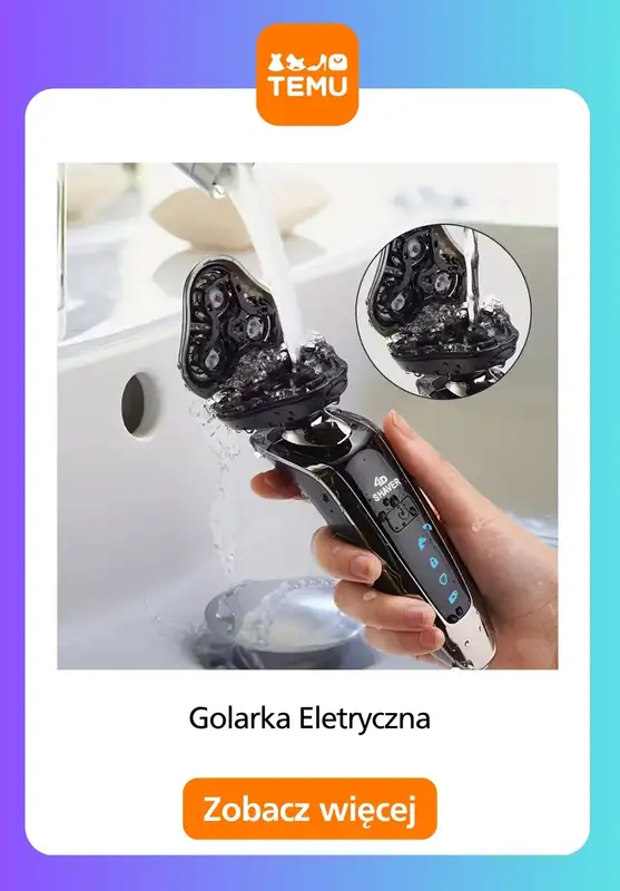 Temu - gazetka promocyjna Golarki elektryczne w supercenach od czwartku 26.03  - strona 11