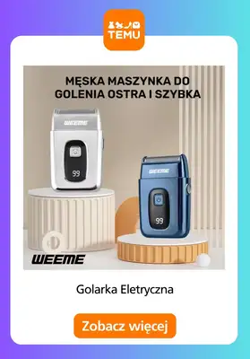 Temu - gazetka promocyjna Golarki elektryczne w supercenach od czwartku 26.03  - strona 6