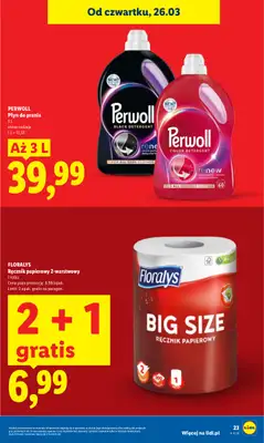 Lidl - gazetka promocyjna Oferta od czwartku od czwartku 26.03 do niedzieli 29.03 - strona 23