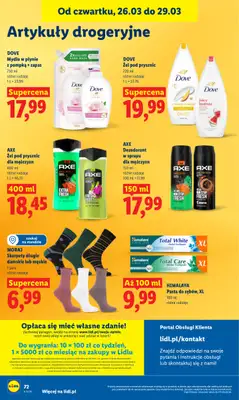 Lidl - gazetka promocyjna Oferta od czwartku od czwartku 26.03 do niedzieli 29.03 - strona 72