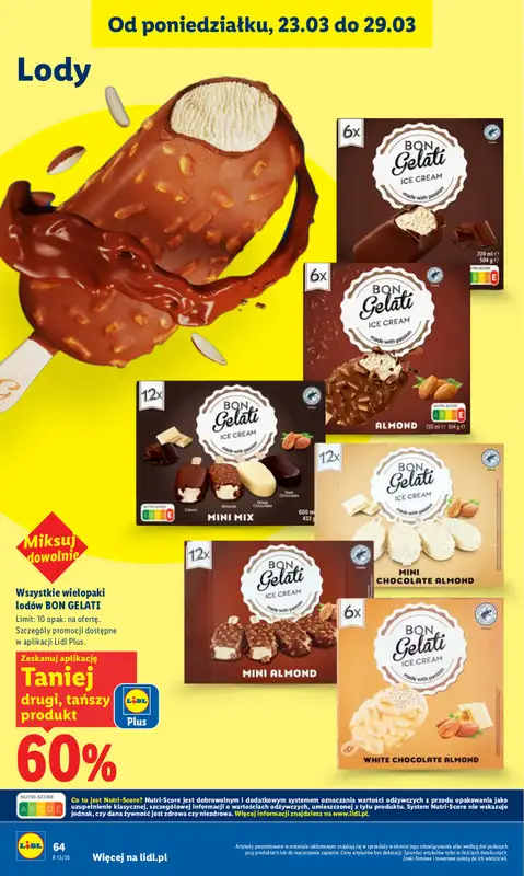 Lidl - gazetka promocyjna Oferta od czwartku od czwartku 26.03 do niedzieli 29.03 - strona 64