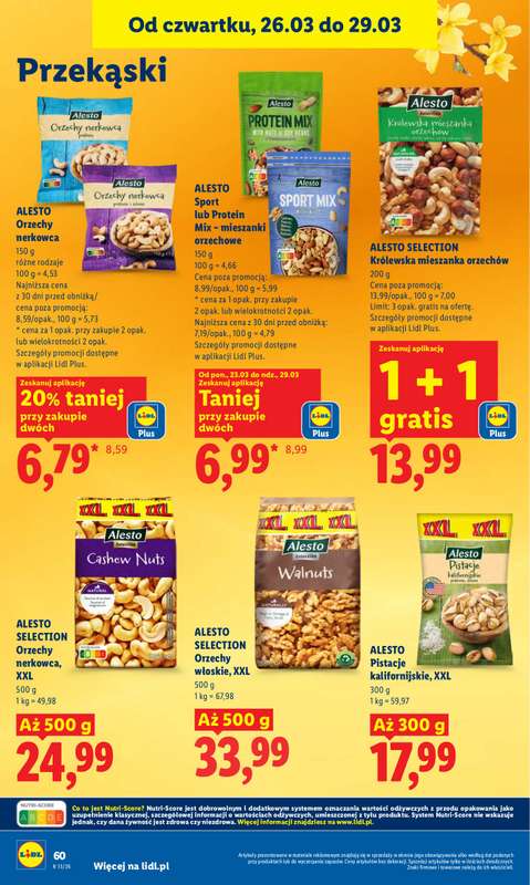 Lidl - gazetka promocyjna Oferta od czwartku od czwartku 26.03 do niedzieli 29.03 - strona 60