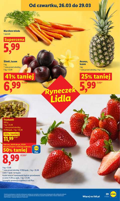 Lidl - gazetka promocyjna Oferta od czwartku od czwartku 26.03 do niedzieli 29.03 - strona 29