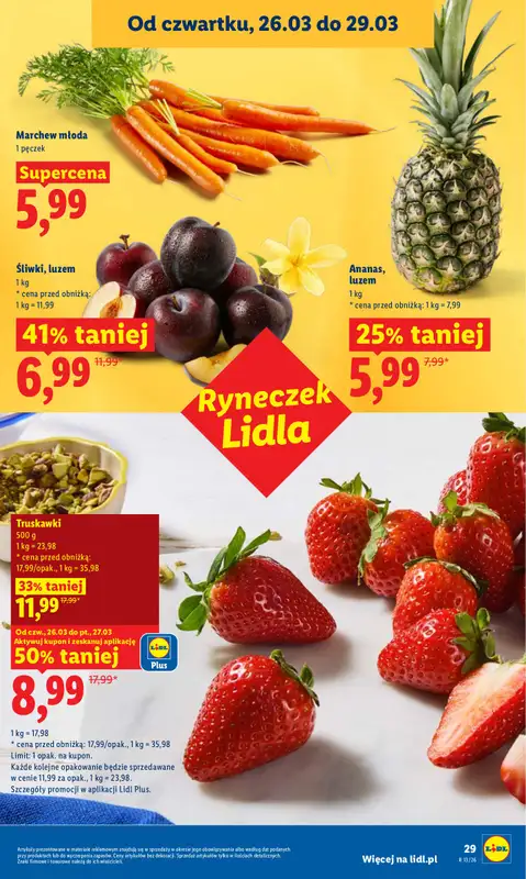 Lidl - gazetka promocyjna Oferta od czwartku od czwartku 26.03 do niedzieli 29.03 - strona 29