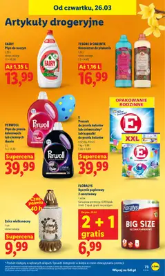 Lidl - gazetka promocyjna Oferta od czwartku od czwartku 26.03 do niedzieli 29.03 - strona 73