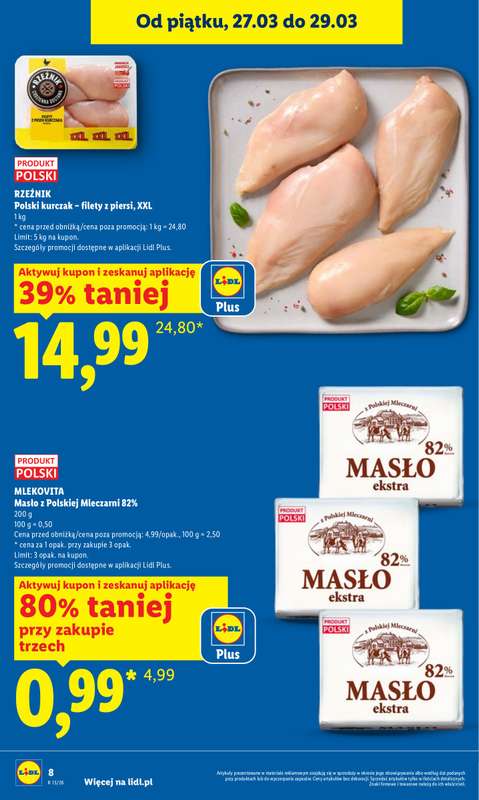 Lidl - gazetka promocyjna Oferta od czwartku od czwartku 26.03 do niedzieli 29.03 - strona 8