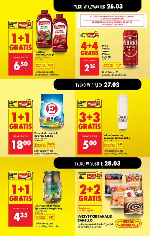 Biedronka - gazetka promocyjna Od czwartku, Z ladą tradycyjną od czwartku 26.03 do wtorku 31.03 - strona 19