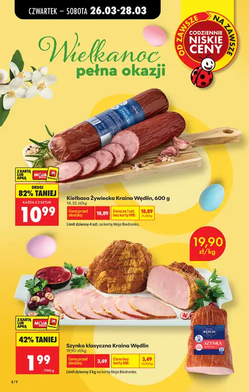 Biedronka - gazetka promocyjna Od czwartku, Z ladą tradycyjną od czwartku 26.03 do wtorku 31.03 - strona 14