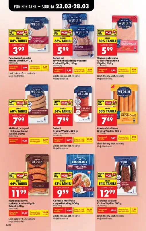 Biedronka - gazetka promocyjna Od poniedziałku od poniedziałku 23.03 do niedzieli 29.03 - strona 52