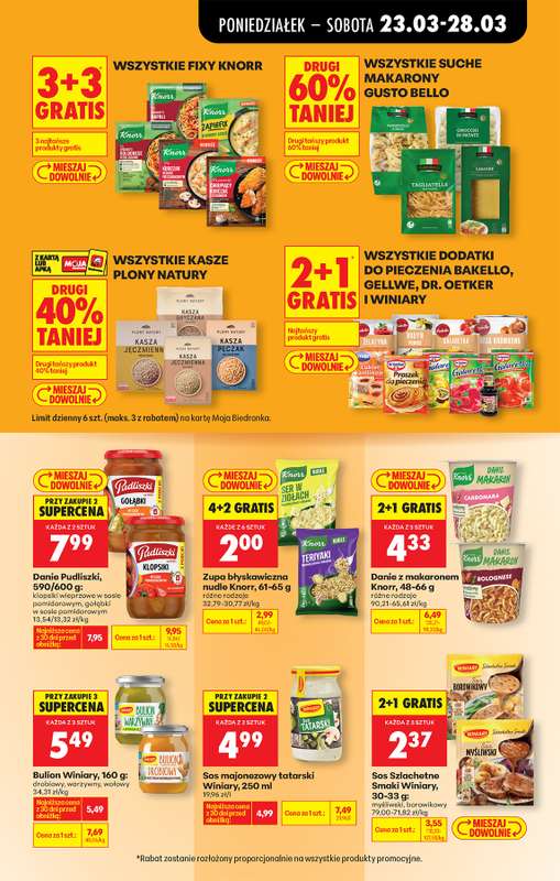 Biedronka - gazetka promocyjna Od poniedziałku, Z ladą tradycyjną od poniedziałku 23.03 do niedzieli 29.03 - strona 57