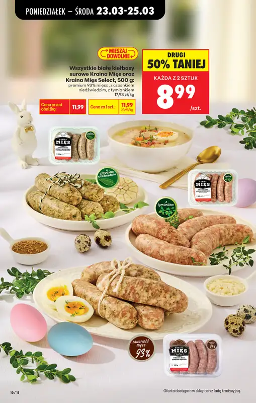 Biedronka - gazetka promocyjna Od poniedziałku, Z ladą tradycyjną od poniedziałku 23.03 do niedzieli 29.03 - strona 14