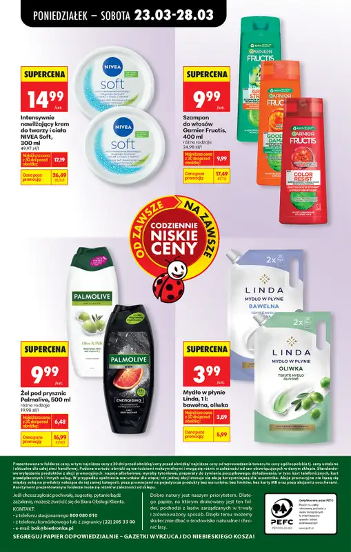 Biedronka - gazetka promocyjna Od poniedziałku, Z ladą tradycyjną od poniedziałku 23.03 do niedzieli 29.03 - strona 104