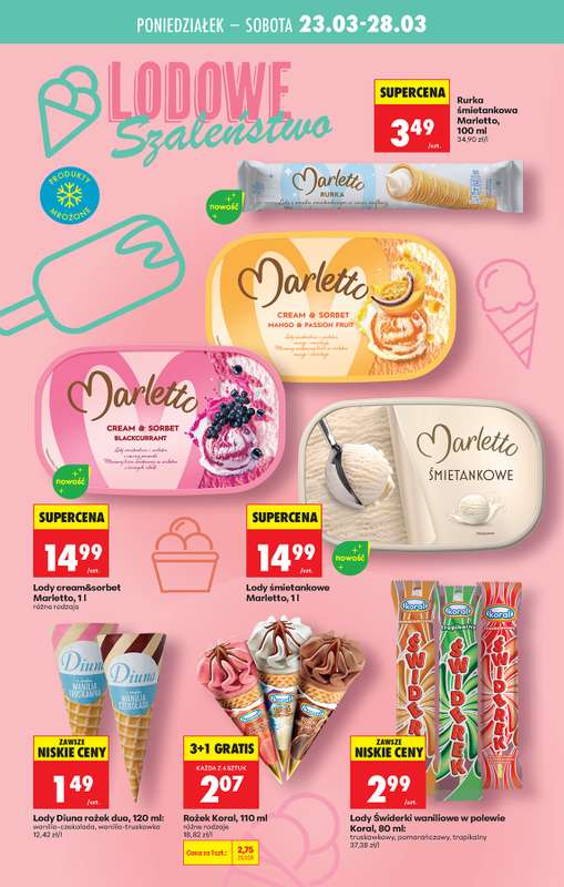 Biedronka - gazetka promocyjna Od poniedziałku, Z ladą tradycyjną od poniedziałku 23.03 do niedzieli 29.03 - strona 66