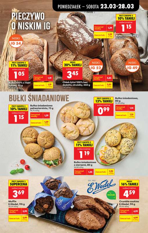Biedronka - gazetka promocyjna Od poniedziałku, Z ladą tradycyjną od poniedziałku 23.03 do niedzieli 29.03 - strona 49